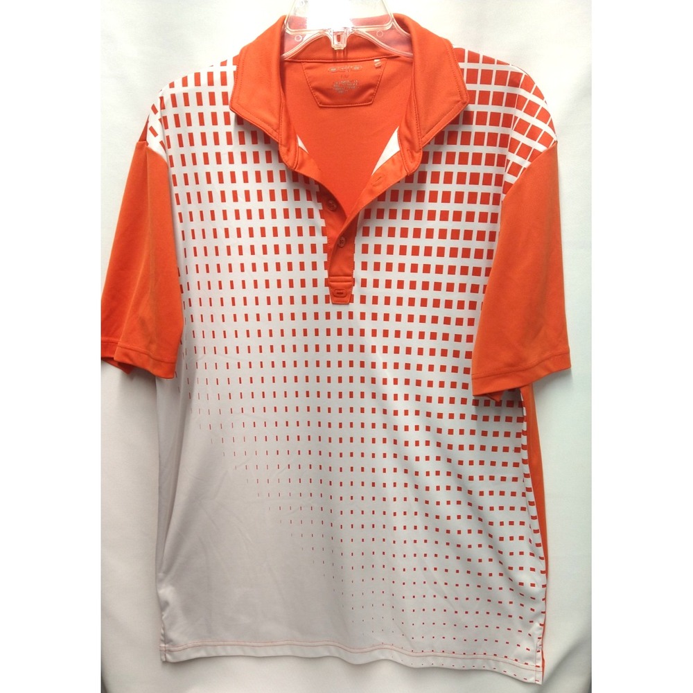 mens OGIO  GOLF POLO ‎ shirt, large, short sleeves, GRADIENT PRINT used